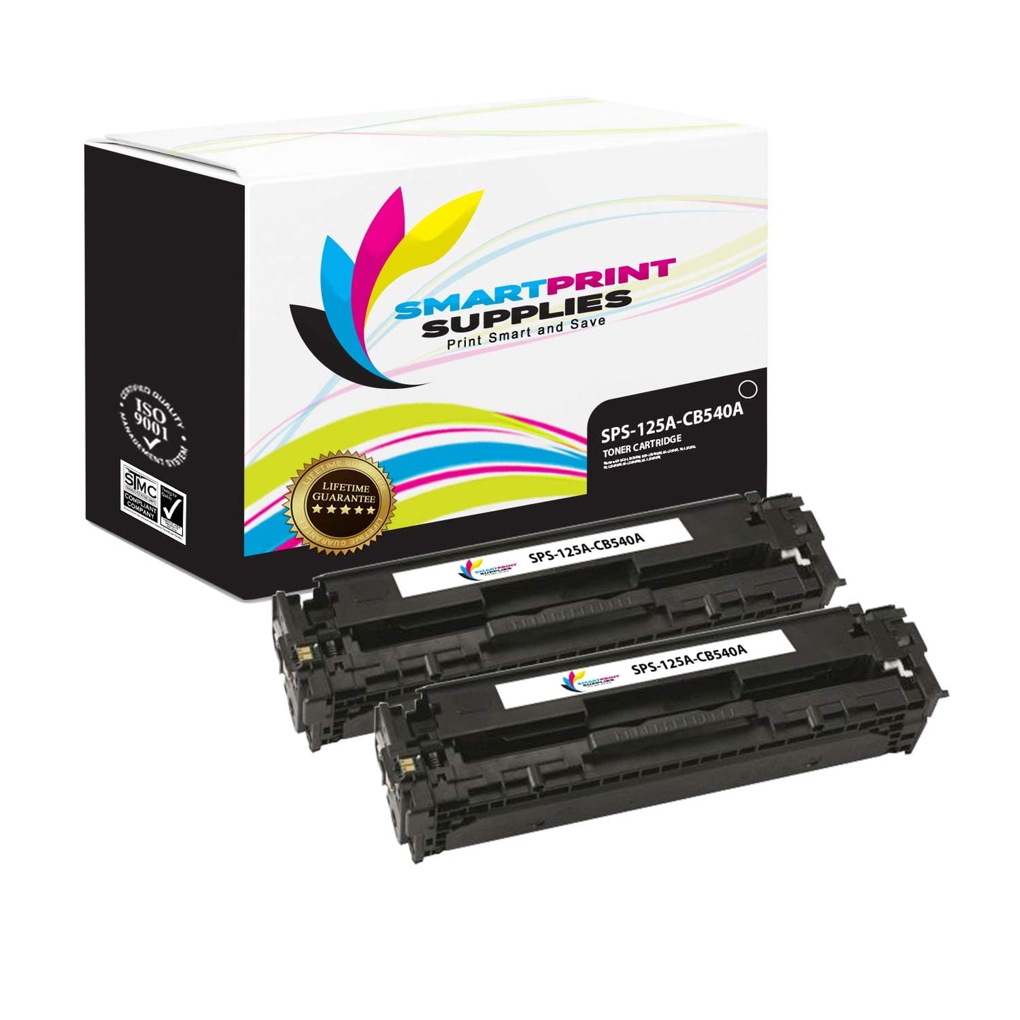 Smart Print Supplies Compatible 125A CB540A Black Toner Cartridge Replacement for HP Laserjet CP1215 CP1515 CP1518, CM1312 Printers (2,200 Pages) - 2