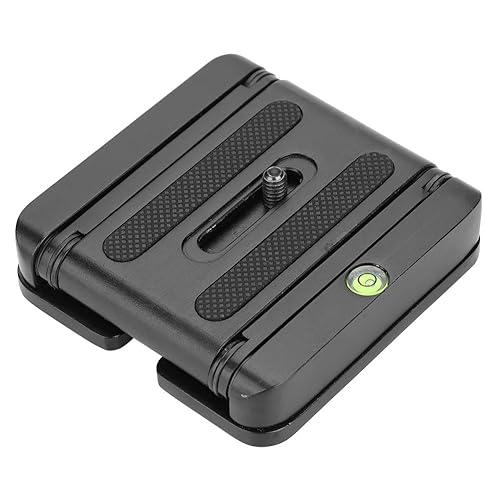 Z Flex Quick Release Plate, Black CNC Machined Aluminum Z Flex Tilt Head Folding Quick Release Plate Stand Mount for Tripod Camera Stabilizer, 3kg