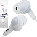 JVC HAFX5W Gumy Plus Inner Ear Headphones (White)