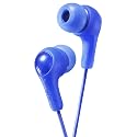 JVC Gumy in Ear Earbud Headphones, Powerful Sound, Comfortable and Secure Fit, Silicone Ear Pieces S/M/L - HAFX7A (Blue) One Size, 1 Count (Pack of 1)