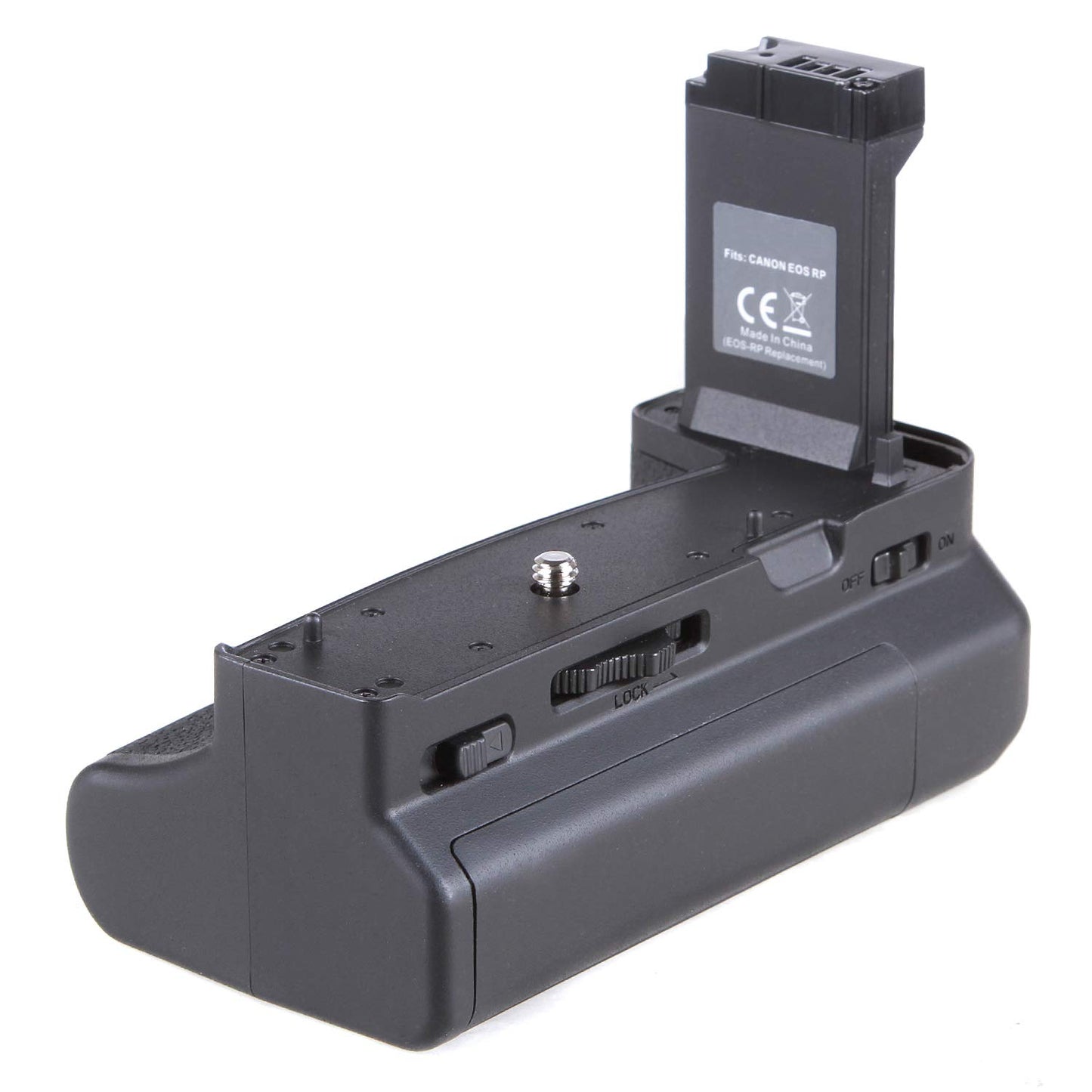 FocusFoto Pro Vertical Multi Power Battery Pack Grip Holder for Canon EOS RP, R8 Camera Replacement for EG-E1 with Signal Transferring Cable, uses one