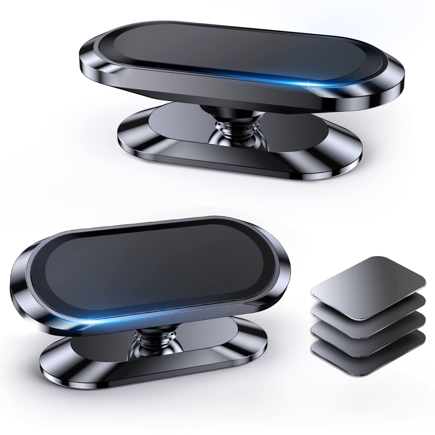 ?2-Pack? Magnetic Phone Holder for Car Dash?Strong Magnet? Magnetic Car Phone Holder Mount ?4 Plate? Phone Holders for Your Car Phone Mount for Car