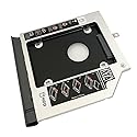 with Bezel Front Cover 2nd HDD SSD Hard Drive Optical Frame Caddy Tray for Lenovo ideapad 320 330 520 with Bezel Front Panel Faceplate Metal Bracket