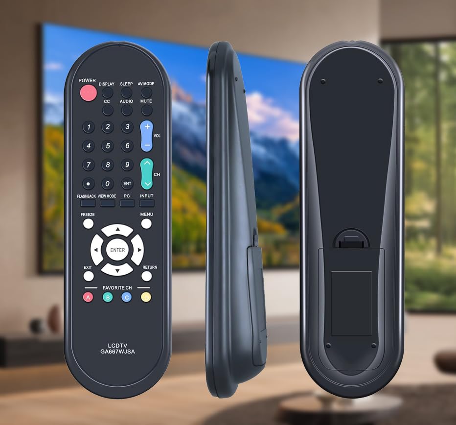 Replacement Remote Control for Sharp Aquos LCD TV LC-C4067UN LC-60LE600U LC-60E79U LC-46SB54U LC-52SB55U LC-60LE6300U LC-40C32U LC-46SB57U LC-32SB23