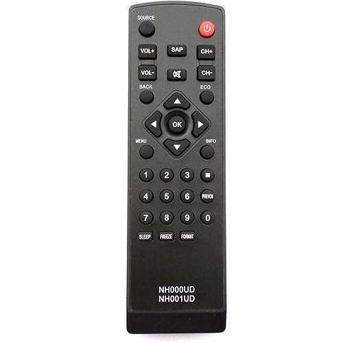 Gorilla Babo Universal Remote Compatible for Sylvania Emerson TV NH001UD LC220EM1 LC260EM2 LC320EM1 LC320EM1F LC320EM2 LC320EM2A LC320EM2F LC370EM2