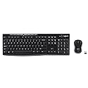 Logitech MK270 Wireless Keyboard and Mouse Combo for Windows, 2.4 GHz Wireless, Compact Mouse, 8 Multimedia and Shortcut Keys, 2-Year Battery Life