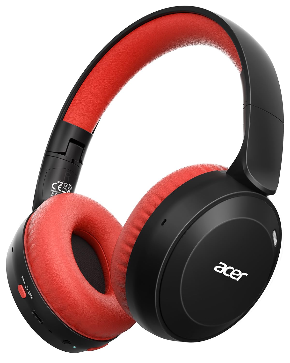 acer Kids Bluetooth Headphones, 85/94dB Volume Limiter, Foldable Wireless Over-Ear Headphones for iPad, Travel, 60H Playtime, Bluetooth 6.0, Built-in…