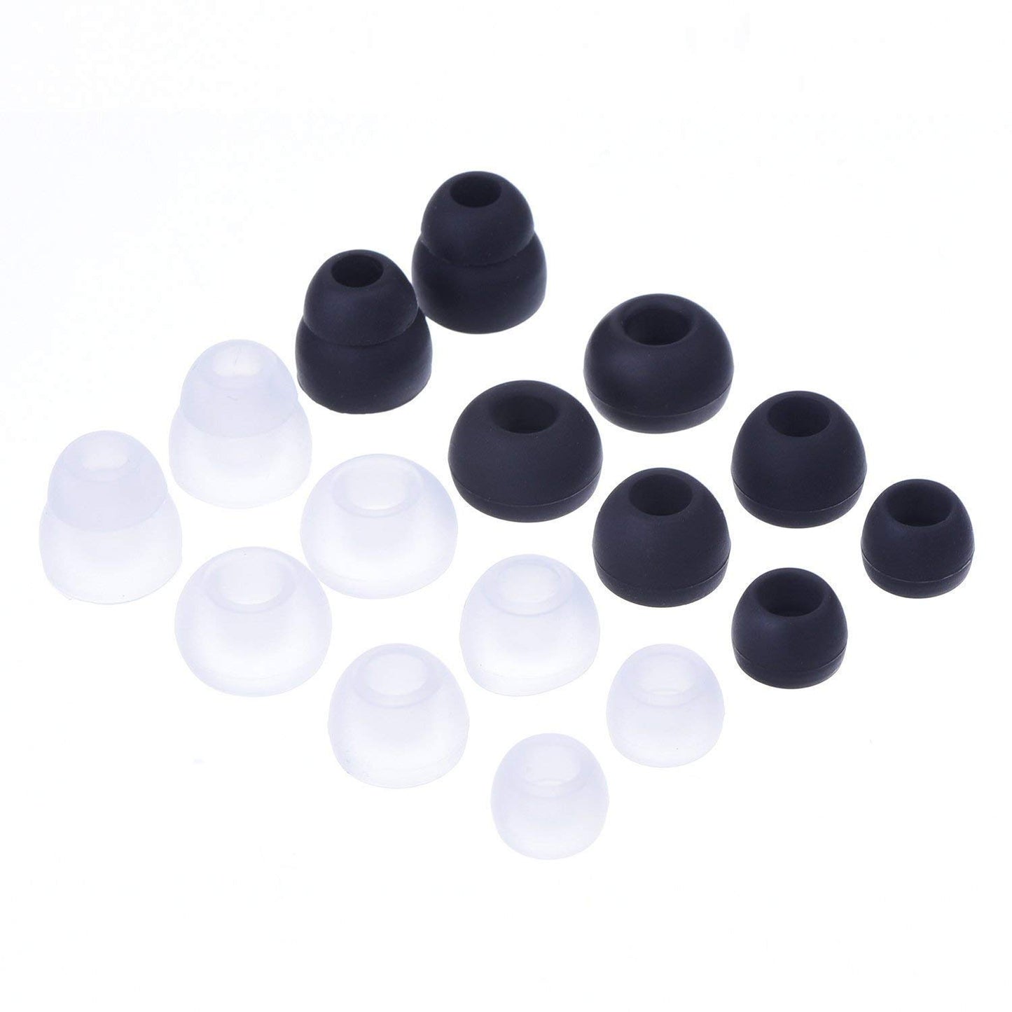 Earbudz Replacement Earbuds Ear Tips fit Powerbeats, Skullcandy, Panasonic, Symphonized, iFrogz, Mpow, & More - Small, Medium, Large and Double Flange
