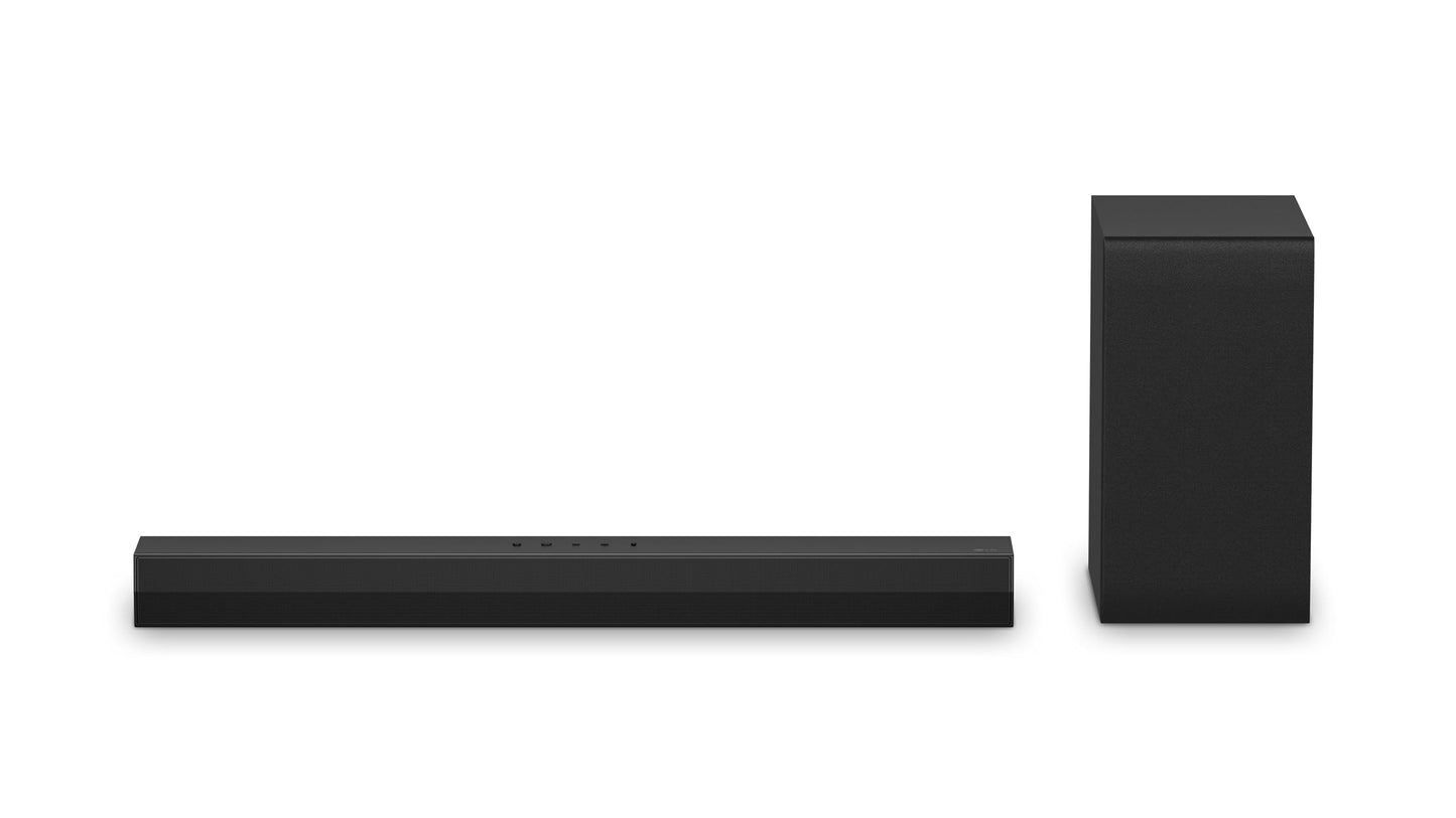 LG S40T 2.1 ch.Soundbar with Wireless Subwoofer, TV Synergy, Wow Interface, AI Sound Pro (2024 New Model) (Renewed)
