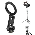 elitehood Magsafe Tripod Mount Adapter with 1/4” Screw & Hot Shoe, Lightweight Compact Cell Phone Tripod Mount for Camera, iPhone Camera Holder