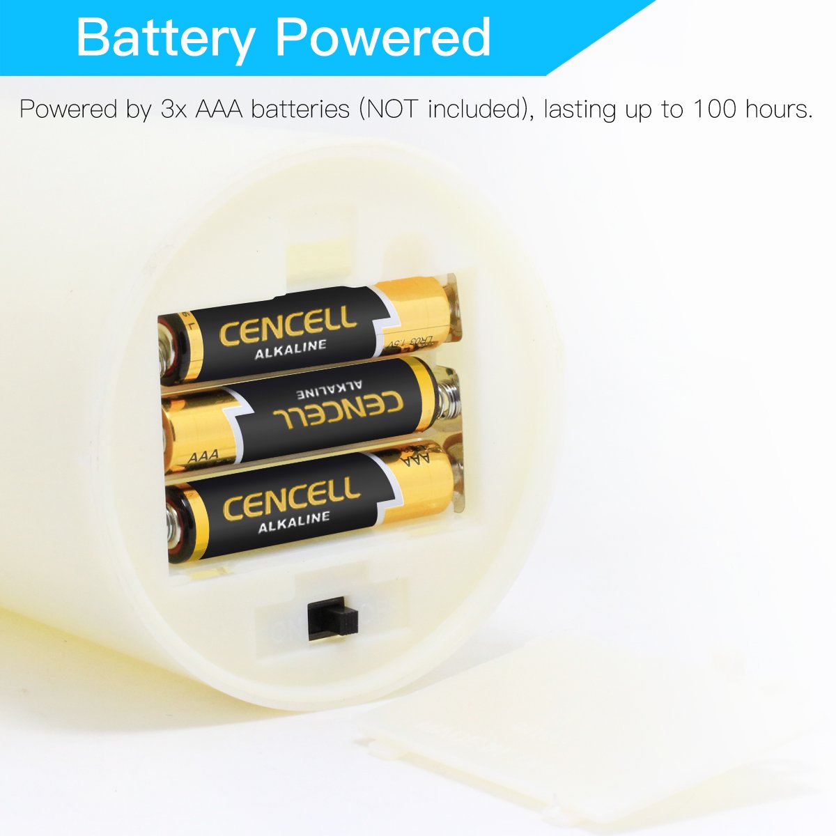 Novelty Place Flameless Candles with Remote, Real Flickering & Real Ivory Color Battery Powered LED Pillars Candle with Remote Control and Timer