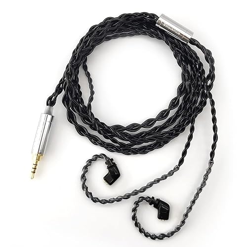 FAAEAL KZ ZSN PRO Earphone Cable Zinc Copper Alloy Oil Soaked HiFi Headphone Wire QDC Earbuds Upgrade Line 2.5mm Headset Replacement Cable for KZ…