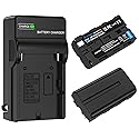Artman NP-F550 Battery 2-Pack and Wall Charger for Sony NP F550, F530, F970, F960, F770, F750, F330, CCD-SC55, TR516, TR716, TR818, TR910, TR917