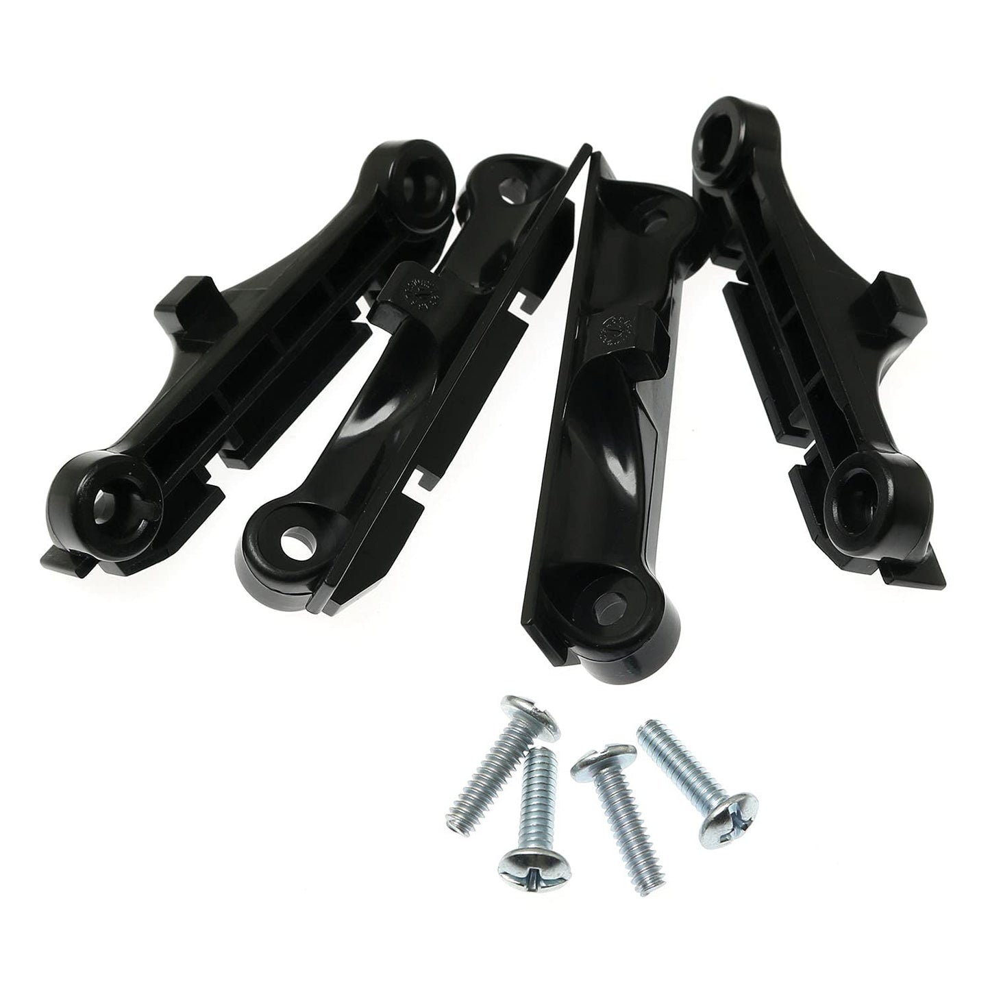 RLECS 4PCS Black CPU Fan Support Bracket Clips for AM4