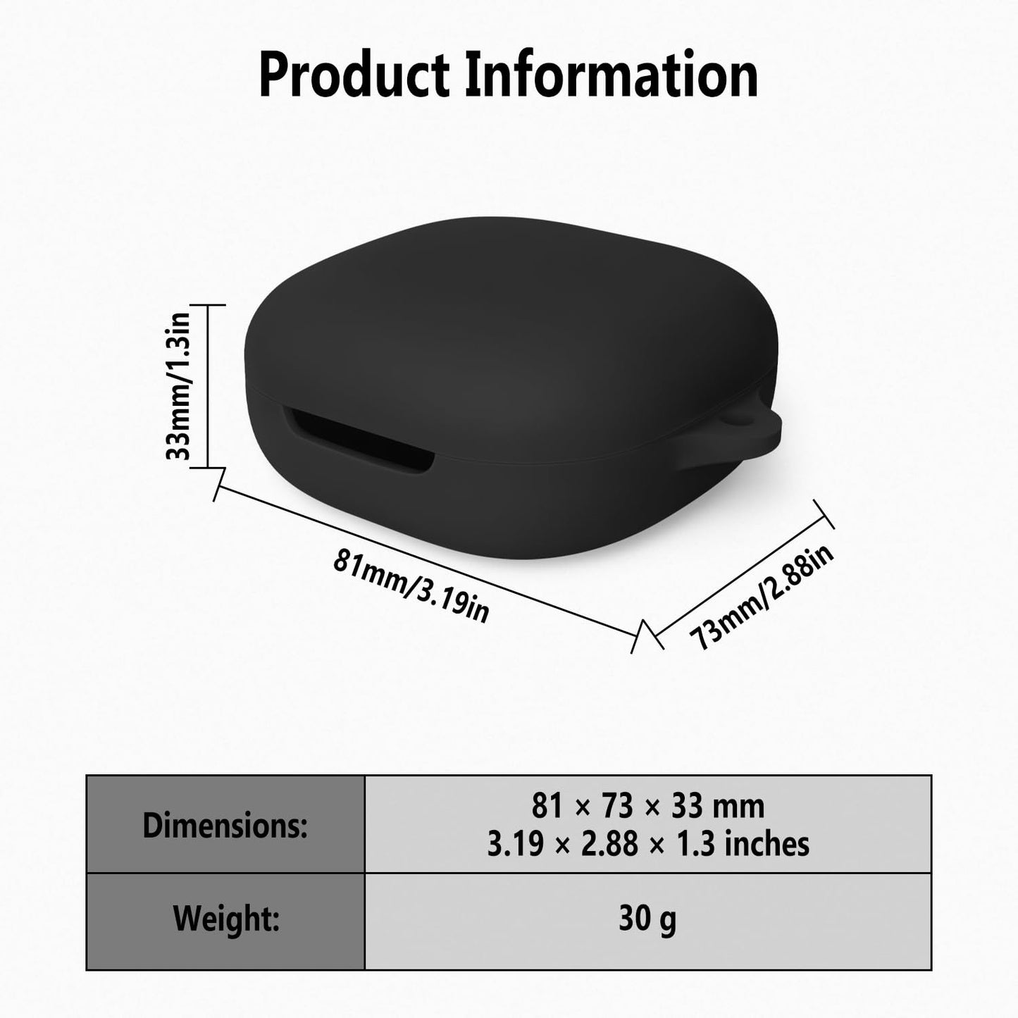 Geiomoo Silicone Cover for SHOKZ OpenFit 2+ T921 Case, Cover for SHOKZ OpenFit 2 T920 Case, Soft Flexible Scratch Resistant Protective with Carabiner