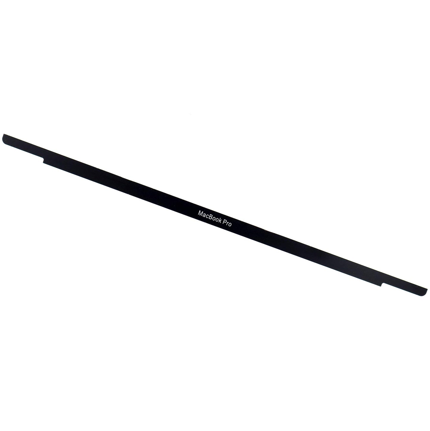 Deal4GO Plastic Front Trim Bezel Cover Logo Replacement for MacBook Air 13" A1932 A2179 2018 2019 (Black)