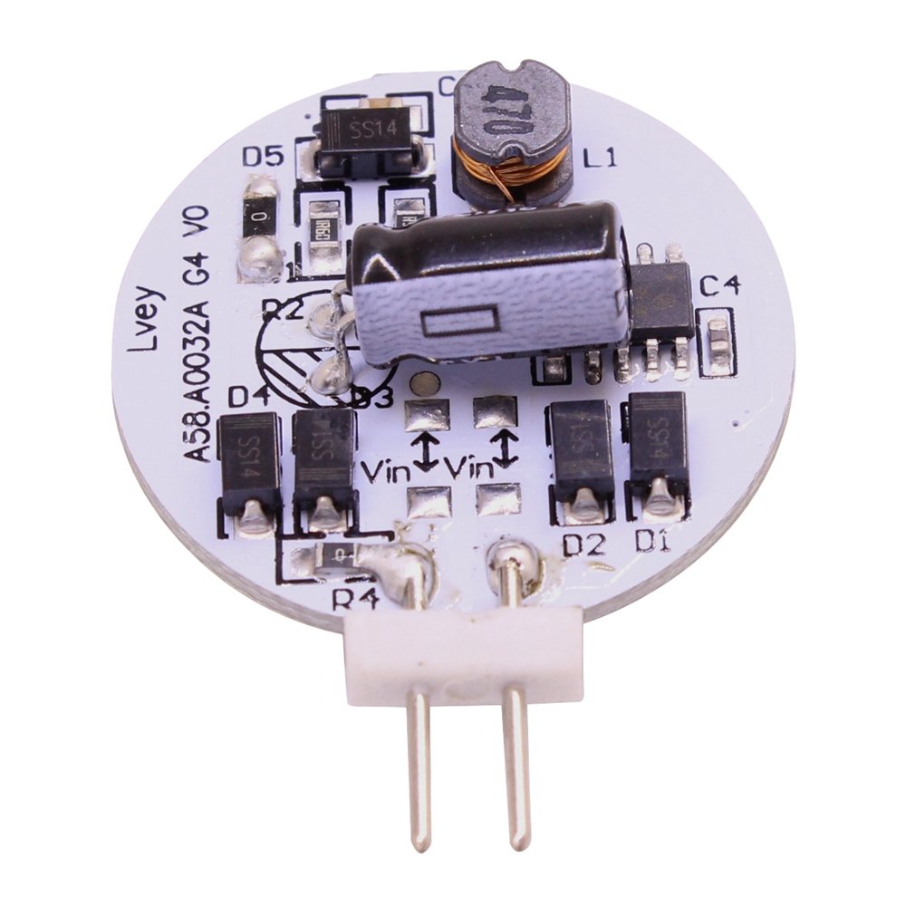 WeiXuan G4 LED Bulb, 35 Watt Equivalent, Bi-Pin LED Disc, JC Side Pin, 12V-24V AC/DC Low Volt, CRI>85, 350 Lumens, Pack 5 (Warm White)