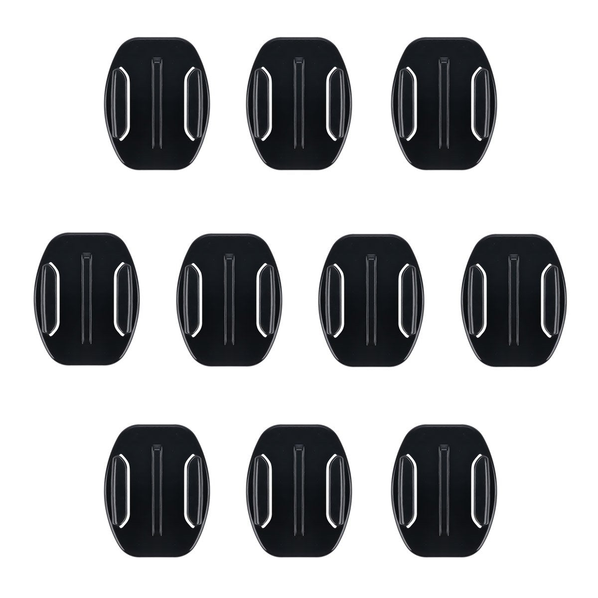 AFAITH 10 Pack of 3M Flat Adhesive Mounts for GoPro Camera Case