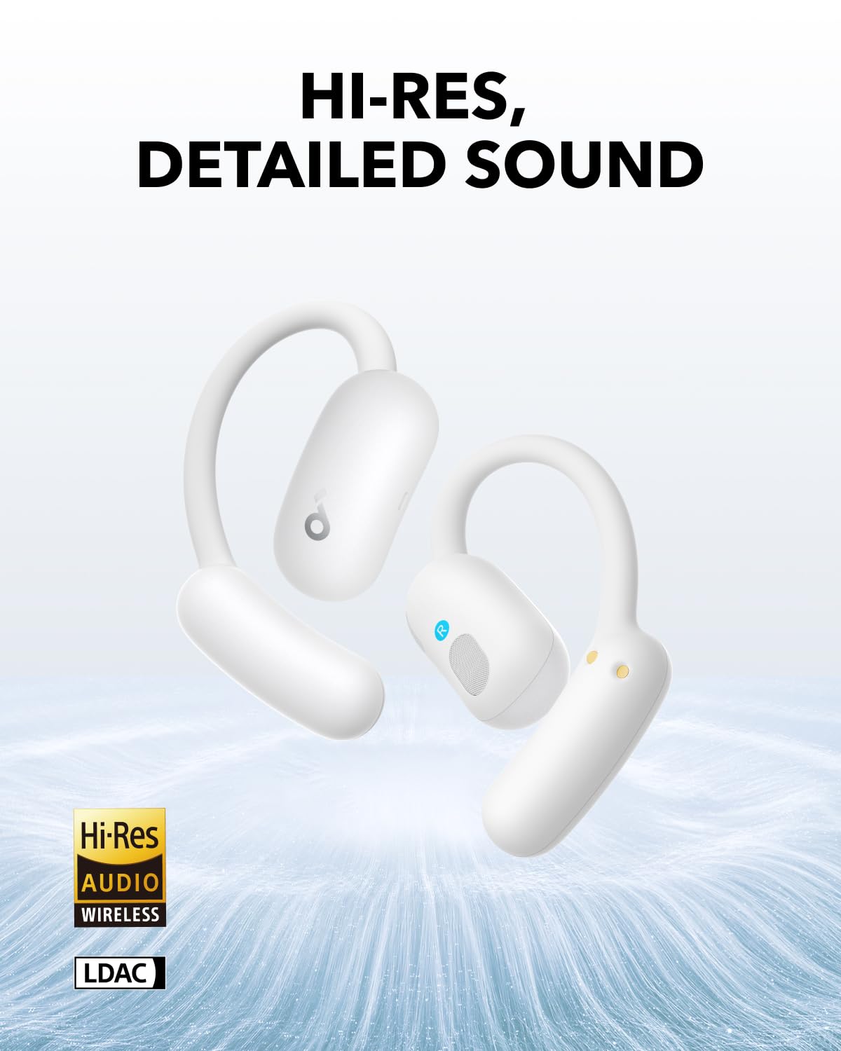 Soundcore AeroFit 2 by Anker Open Ear Earbuds, Open Ear Headphones(Renewed)