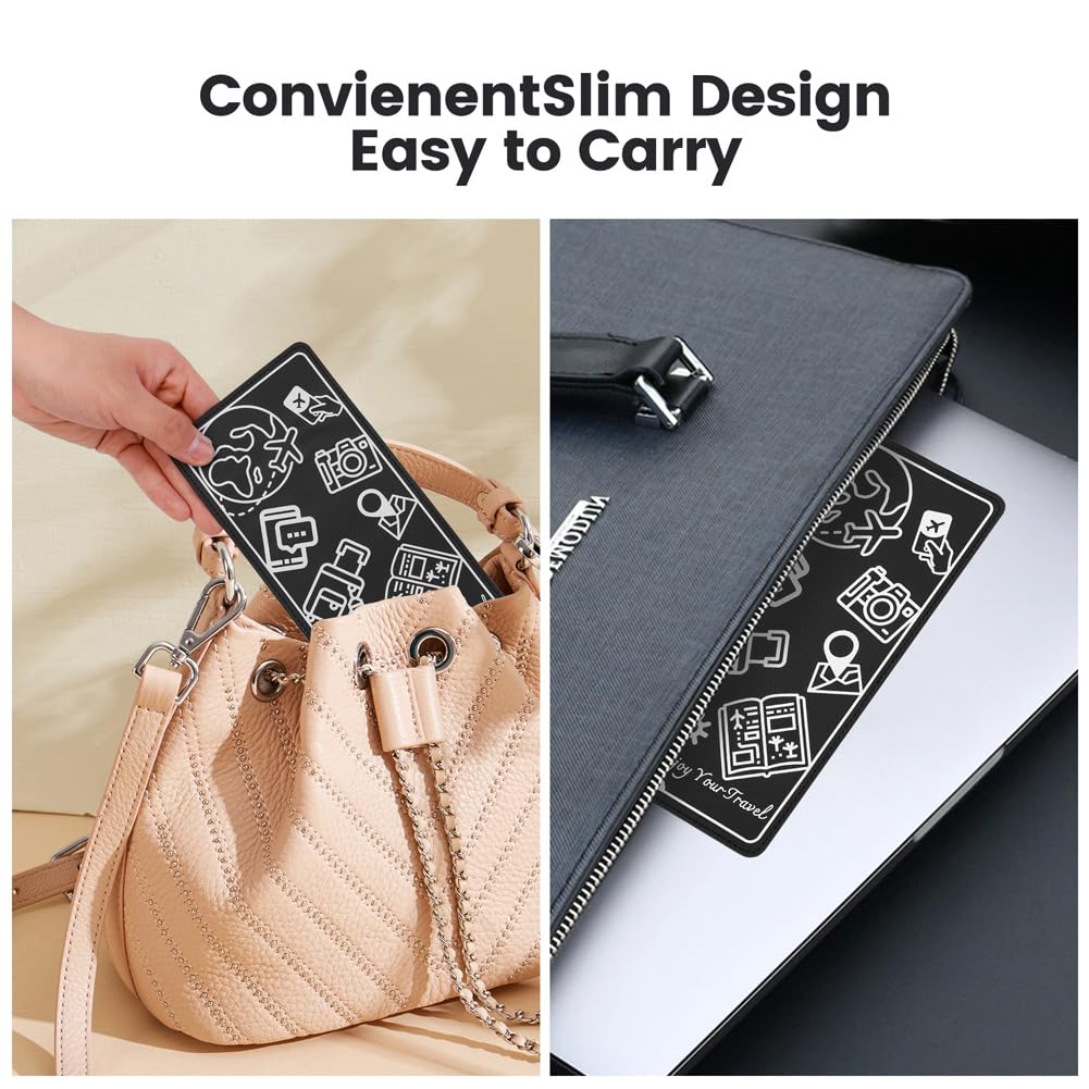 FEFUE Airplane Travel Essentials for Flying Flex Flap Cell Phone Holder &Flexible Stand for Flying, Traveling, in-Flight, Zoom Video Calls, Books