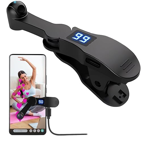 Auto Clicker for Smart Phone, Phone Screen Tapper for Phone Apps Video Live Streaming Gadget Fast Click Simulation Finger Continuous Click for Live
