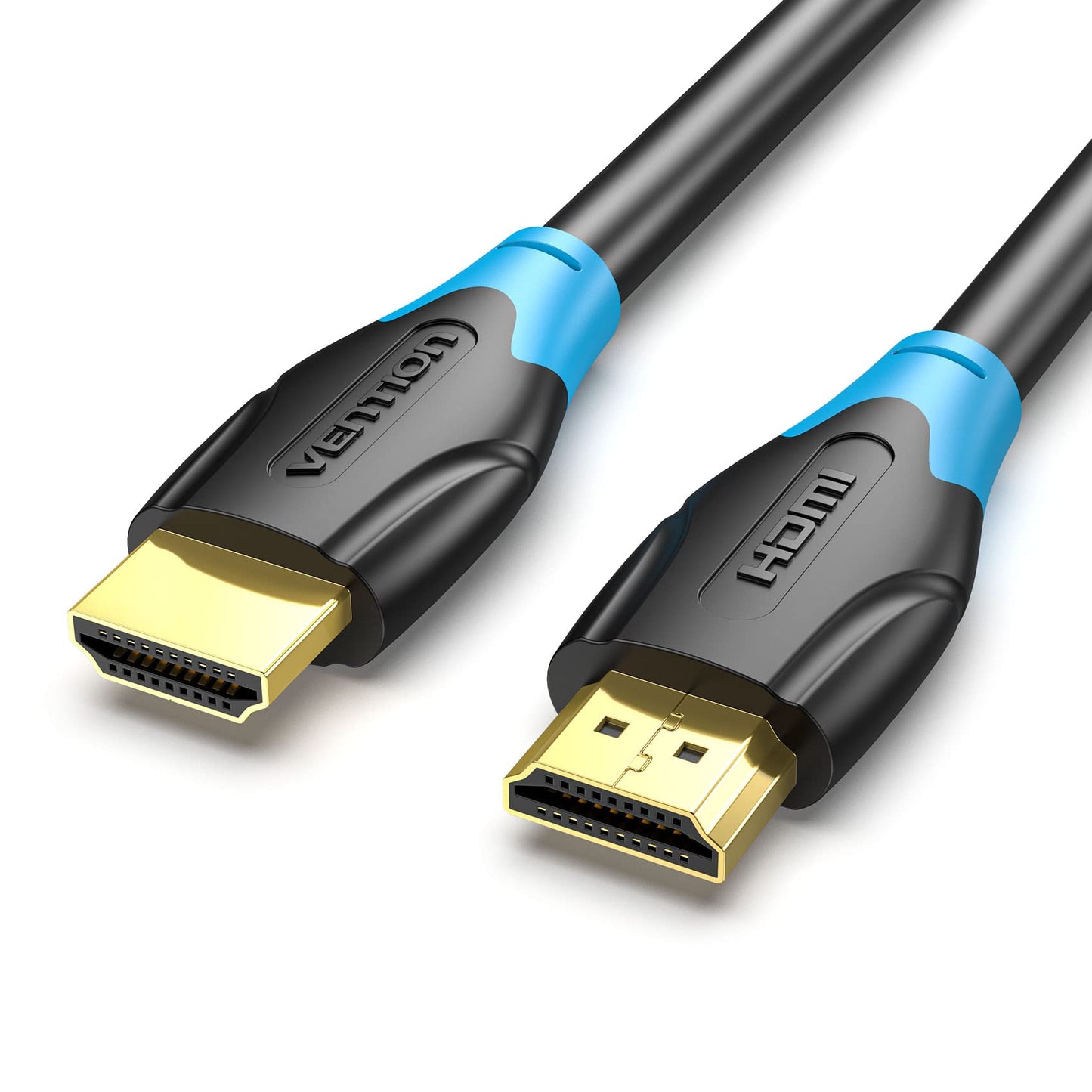 VENTION 4K HDMI Cable 3FT, 18Gbps High Speed HDMI Cord 2.0, Support 4K 60Hz Ultra HD 1080P 3D ARC Compatible for Monitor UHD TV PC PS5 PS4