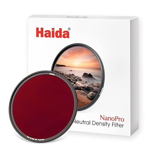 Haida ND1.8 64x Nanopro Filter 6-Stop Multi-Coating Nano Coating Optical Glass Camera SLR Photographic Lens Neutral Density Filter (67mm)