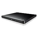 LG GP65NB78 8X USB 2.0 Super Multi Ultra Slim Portable DVD Writer Drive +/-RW External Drive with M-DISC Support - Black
