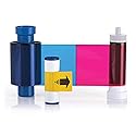 EVOLIS YMCKO Straight from The Manufacturer Highest Quality Ribbon Cassette (R5F008AAA) 300 Print Color Ribbon Compatible in The EVOLIS PRIMACY
