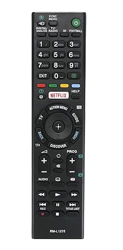 Universal Remote Control Replacement for All Sony TV LCD LED 3D HDTV Smart Bravia TVs, Replacement for RMT-TX200U RMT-TX200U RMT-TX102 RMT-TX100U