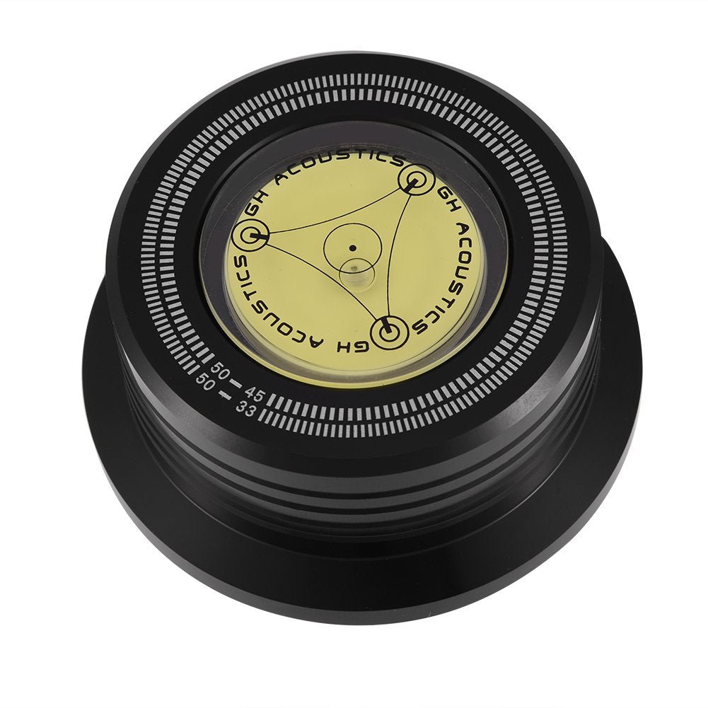 Bewinner 3 in 1 Record Clamp Record Weight Stabilizer 50Hz Turntable Disc Record Stabilizer Clamp with Bubble Level for Record Player, Great Record