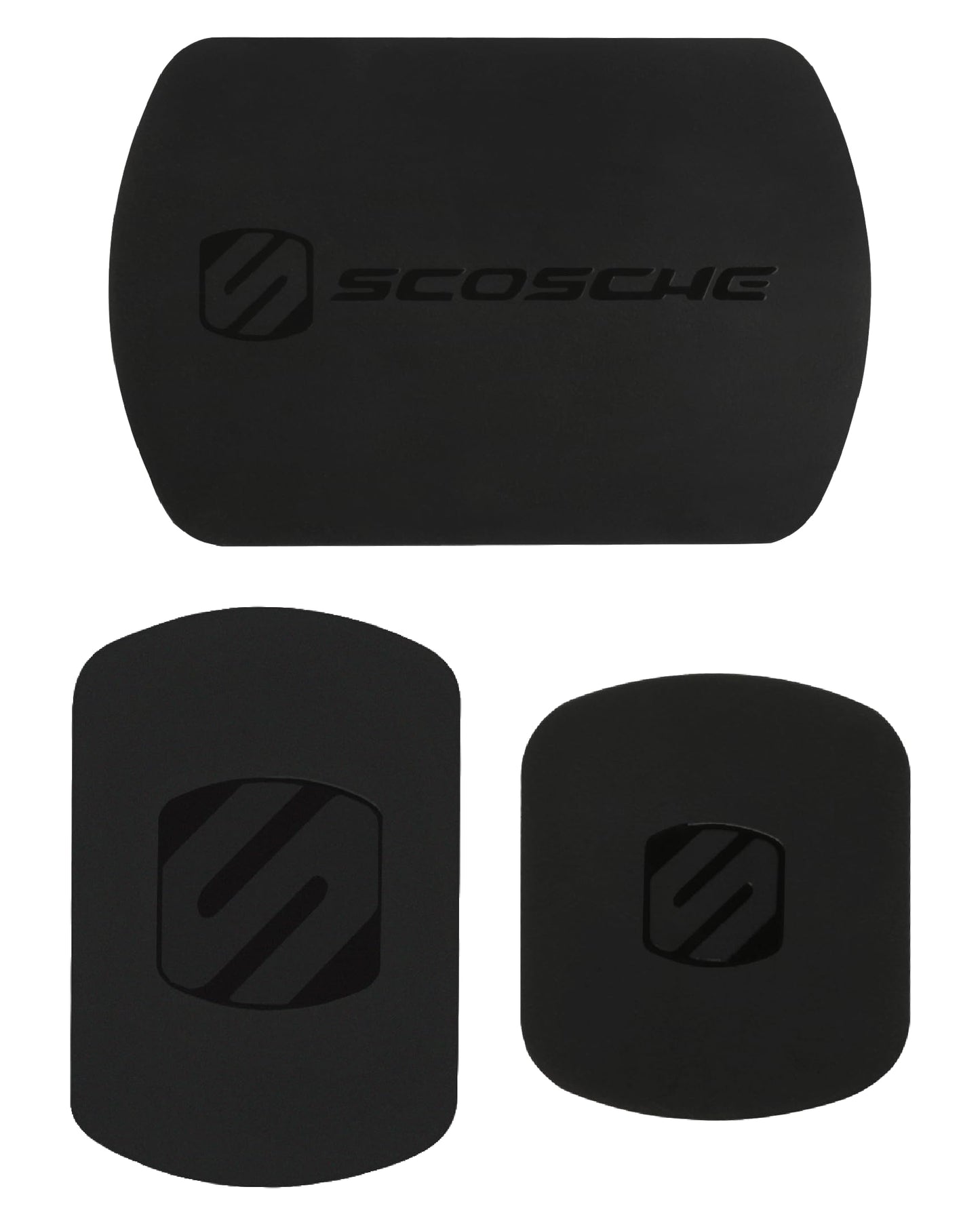 Scosche MAGRKI MagicMount Replacement Metal Plate Kit, Universal Metal Plates (Not Magnets) Required for Magnetic Phone Holders for Car, Compatible