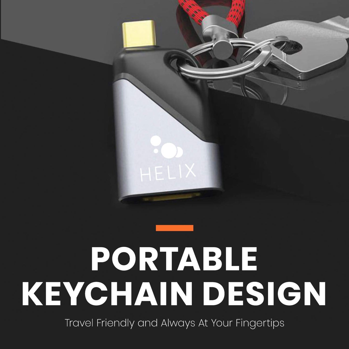 Helix USB Connect USB-C to HDMI Adapter, 4K Ultra-HD, HDMI Port