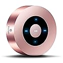 XLEADER Mini Bluetooth Speaker (Travel Case Provided) HD Sound&Rich Bass, Touch Design, 12-15H Playtime, Support Aux Input, Micro SD, Mic, for iPhone