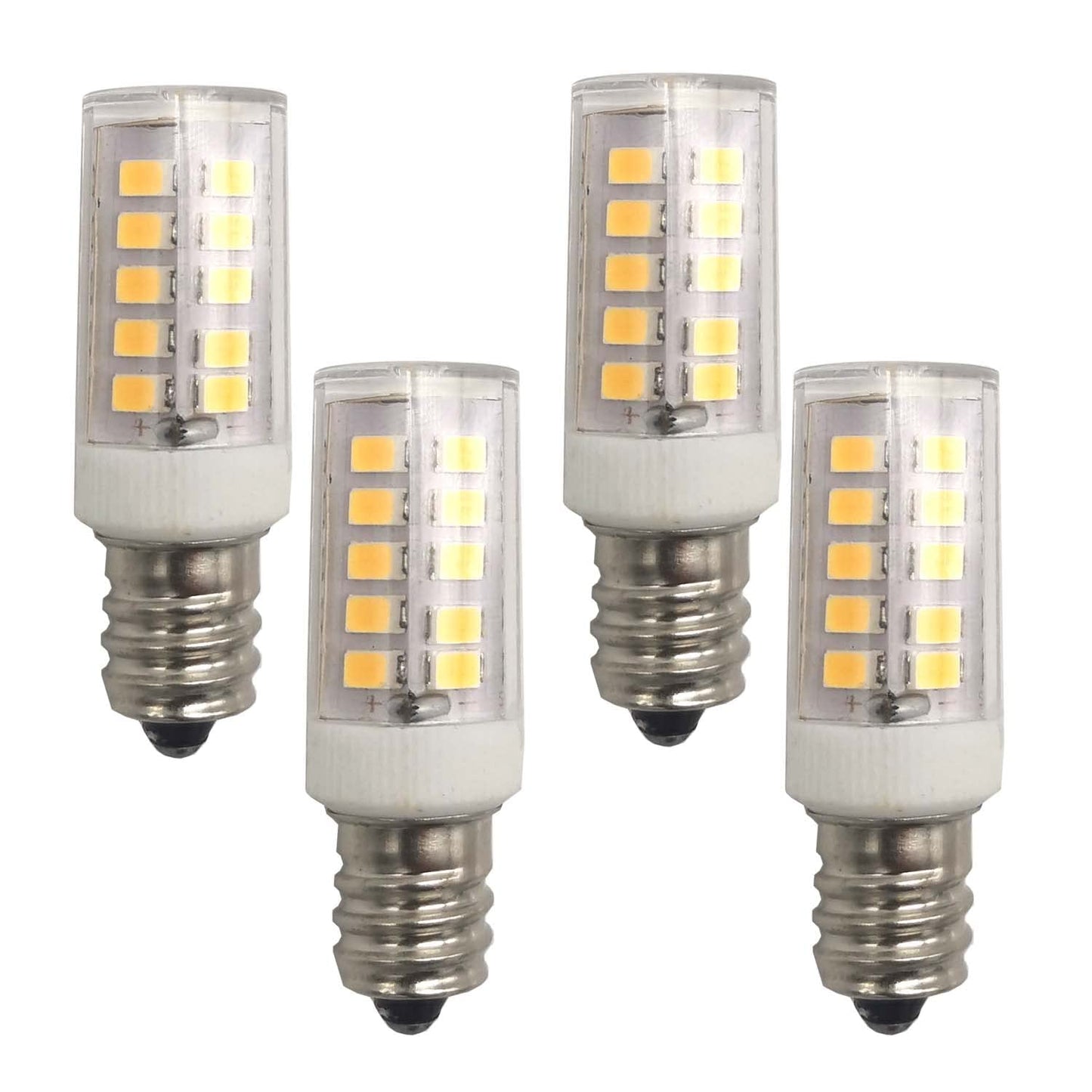 QLEE Led 2W E12 Candelabra Bulb 12V - 24v Warm White 3000k Chandelier Light Refrigerator Bulb Garage Door Light Replacement 250lm 20W Halogen Bulb Not