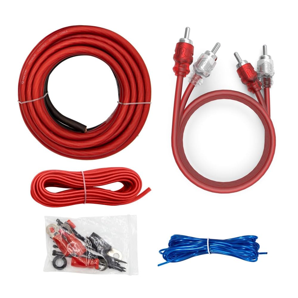 RAPTOR BY METRA ELECTRONICS VICE SERIES 1000W 4 AWG AMP KIT WITH RCA CABLE - R3A4