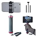 RETICAM® Smartphone Tripod Mount with Hand Grip - All Metal Heavy-Duty Hand Held Stabilizer and Tripod Mount for Smart Phones and Cameras - HG30