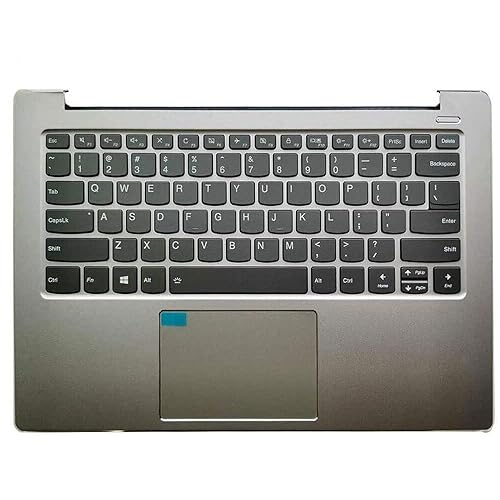 Laptop Replacement Keyboard Compatible for Lenovo IdeaPad 530S-14ARR 530S-14IKB US Layout with Palmrest Upper Case Cover