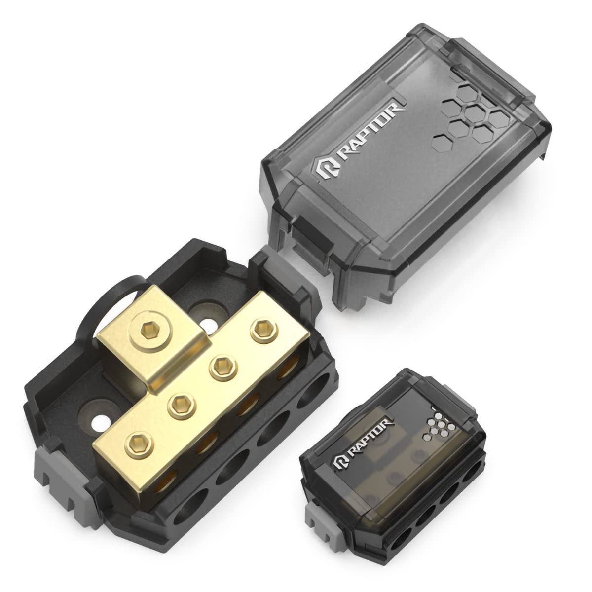 RAPTOR by METRA Electronics PRO Series 4-Position Ground Distribution Block - RDB1