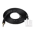 Acouto Car Audio Aux Cable Adapter 3.5mm Jack CD Interface for 2 3 5 6 2006-2013