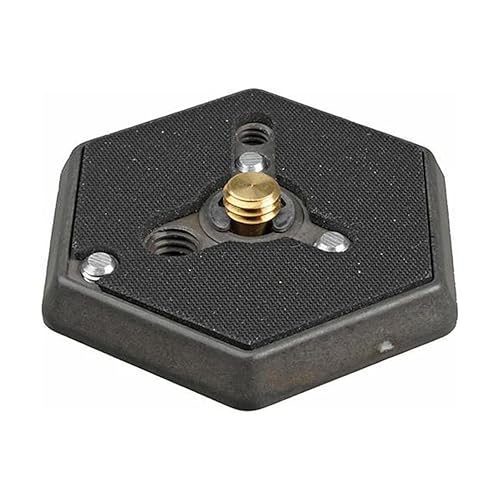 Manfrotto 130- 38 Hexagonal Quick Release Mounting Plate with 3/8-Inch Thread and Flush Mount Screw