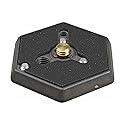 Manfrotto 130- 38 Hexagonal Quick Release Mounting Plate with 3/8-Inch Thread and Flush Mount Screw