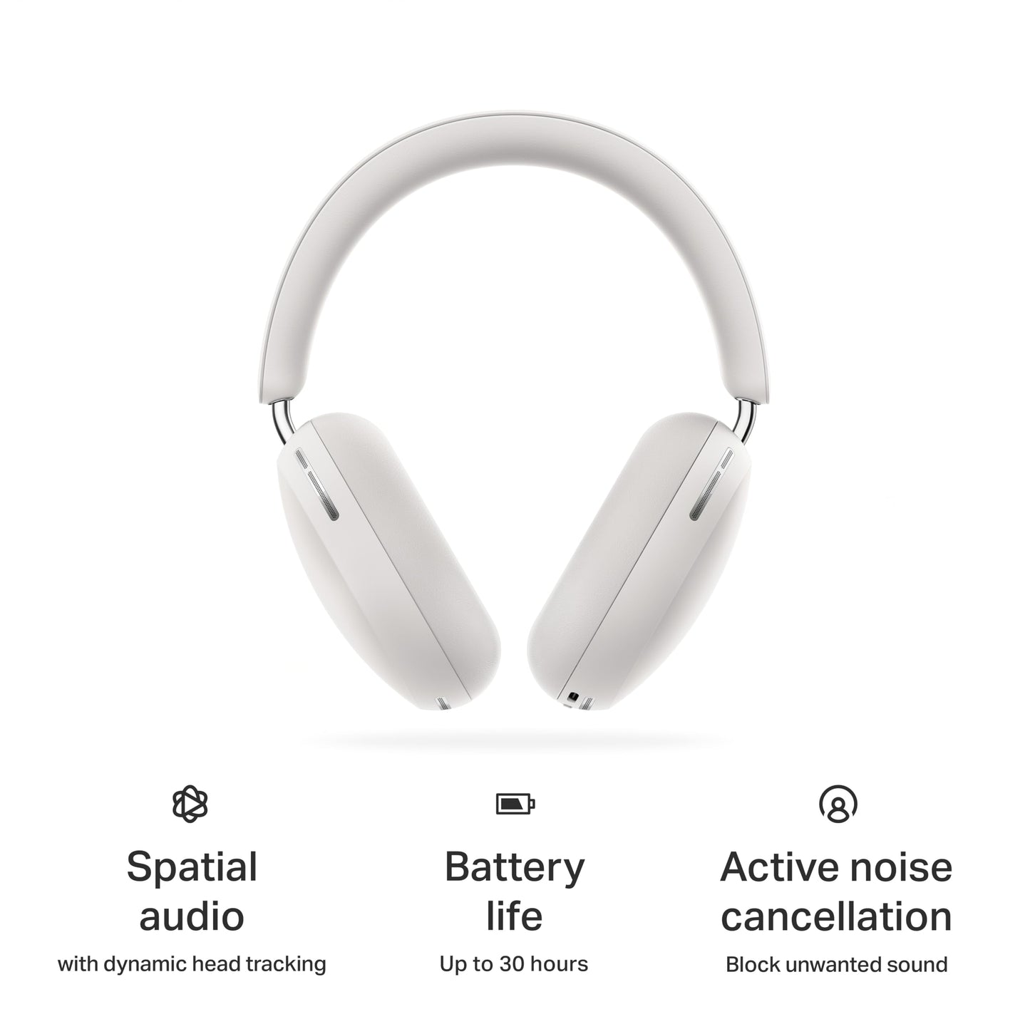 Sonos Ace | Noise Cancelling Wireless Over-Ear Headphones with Bluetooth, 30-Hour Battery Life, Spatial Audio, Dolby Atmos, Dynamic Head Tracking…