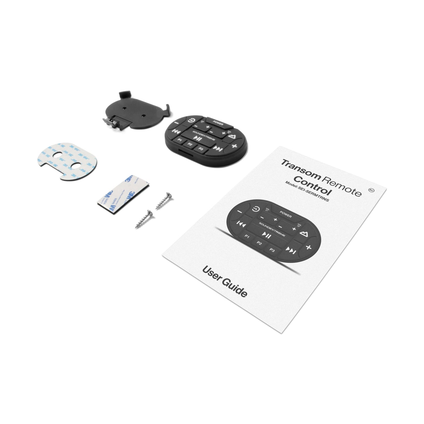 SoundExtreme by Ecoxgear Audio and LED Transom Remote Control Wireless Waterproof Dirtproof for Universal Surface Mounting
