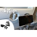 The SkyClip+ Phone & Tablet Holder for Air Travel, Home and Office Use - Inflight Phone Mount & Stand Compatible with iPhone, Android, Kindle