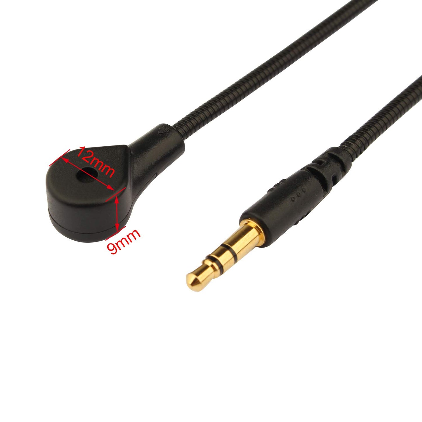 Futheda 3.5mm Replacement Game Mic Boom for Turtle Beach Ear Force Gaming Headsets, Xbox One, PS4, Switch, Mac, PC