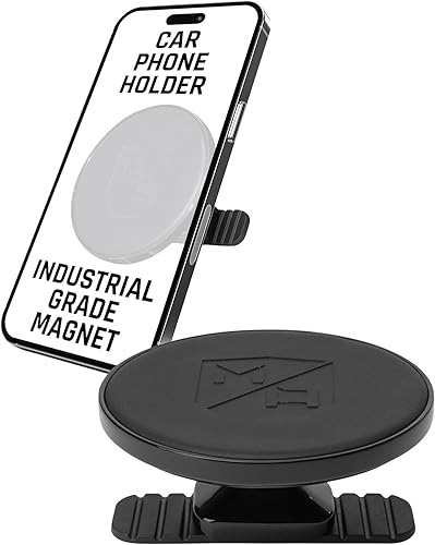 Mob Armor Slim Mount MS - Magsafe Car Mount, Magnetic Cell Phone Holder, MagSafe Car Accessories for Women & Men, Compatible with iPhones & Androids