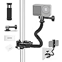 NEEWER GP-26 Action Camera Adapter Mount Kit with Super Clamp, Soft Tube, Phone Holder, Cleaning Cloth, Compatible with GoPro Insta360 DJI iPhone