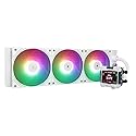 Thermalright FW 360 White ARGB V2 CPU Water Cooler with 3 PWM Fans with 2000RPM,IPS LCD Screen with 320 * 240 Resolution,Liquid CPU Cooler,CPU PC Aio