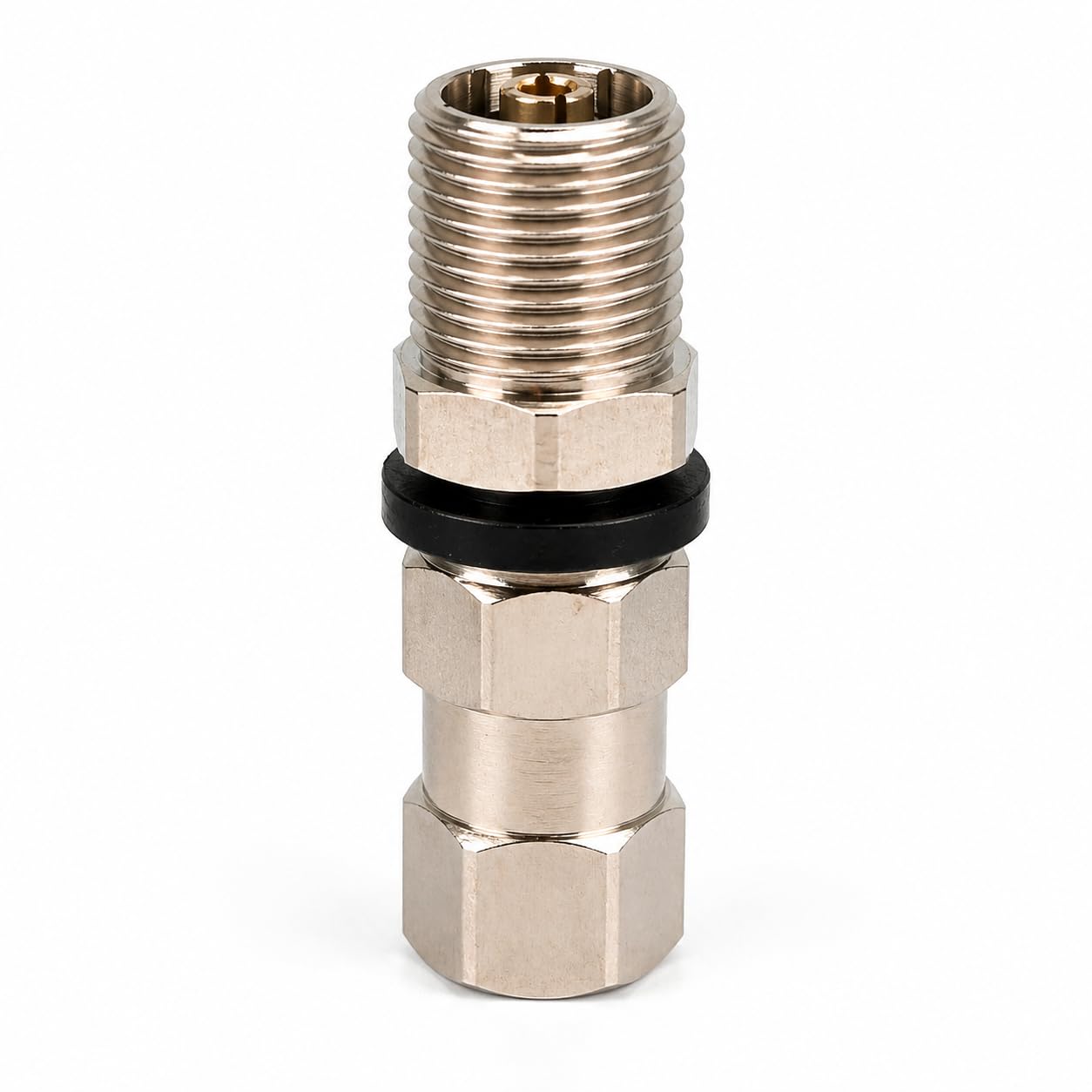 Heavy Duty SO-239 CB Antenna Stud Mount - 3/8" x 24 Thread Adapter, Universal 1/2" Hole Mount, CB Radio Antenna Connector for Trucks, Semis & Off-Road